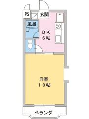 マンション明日香の間取り画像