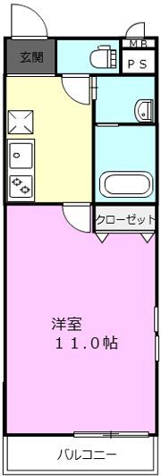 フジパレス市駅東Ⅵ番館の間取り画像