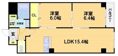 第45長栄シャルト五条の間取り画像