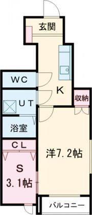 StarSweet 7thの間取り画像