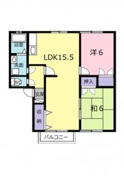 ベルデュールの間取り画像