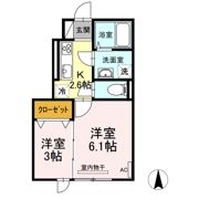 アウラ東町の間取り画像