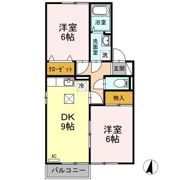 ロイヤルタウン程島 A/B/C/Dの間取り画像