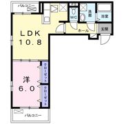 クレール パルの間取り画像
