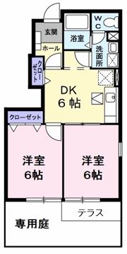 ヴィレッジ水車Ⅲの間取り画像