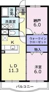 グラース アンジュの間取り画像