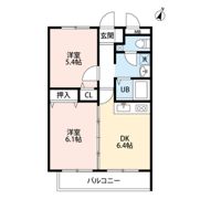 ヴィラ茜ケ丘の間取り画像
