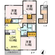 シュプリーム A棟の間取り画像