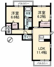 ローレルTAKUの間取り画像