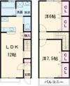 エスポワールコマツⅢA棟の間取り画像