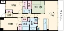 ローレルコート郡山の間取り画像
