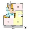 ブランドール Aの間取り画像