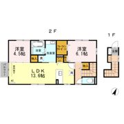 クレールの間取り画像