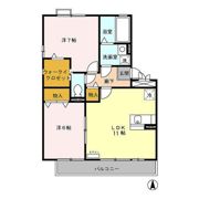 ヒルズ・加茂川Ⅱの間取り画像