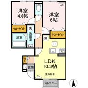 桜の間取り画像