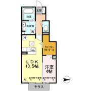 レガーメ三ツ谷の間取り画像
