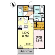 オリーヴァ東櫛原 A棟の間取り画像