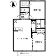 マノワールNAGASEの間取り画像