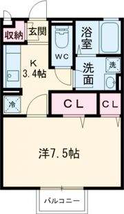キャトルセゾンの間取り画像