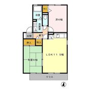 レイクサイドヒル B棟の間取り画像