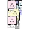 ルークス 勇峰Dの間取り画像