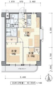 ミキマンションの間取り画像