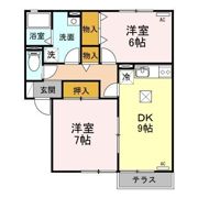 ロイヤルガーデンコート Bの間取り画像