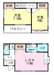 リバーサイド黒石2の間取り画像