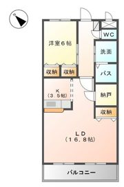 ベルフォーレⅠ番館の間取り画像