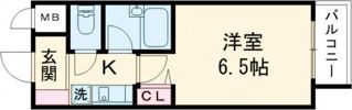 エスリード三宮第3の間取り画像