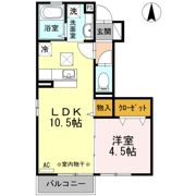 セジュール Aの間取り画像