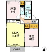 セジュールミキ A棟の間取り画像