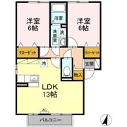 パストラーレ A棟の間取り画像