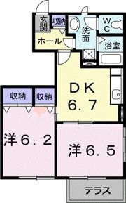 バウムBの間取り画像