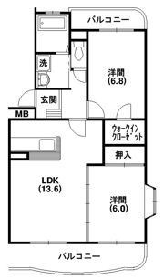ヴィクトワールの間取り画像