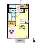プレイン Fの間取り画像