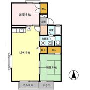 グリーンパラシオン Ⅲの間取り画像