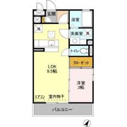 オーヴェル末広の間取り画像