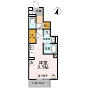 ヴィラ小山 Bの間取り画像