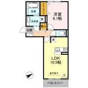 メゾンヴィラ栗東の間取り画像