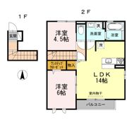 カサヴェール B棟の間取り画像
