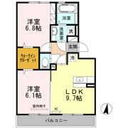 イーストハイムの間取り画像