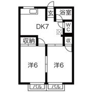 シティハイム乗鞍の間取り画像