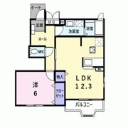 ブルックヒルズⅠの間取り画像