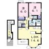 ペアハウスヒロセFの間取り画像