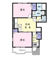 プロムナード Aの間取り画像