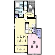 カーサ フールーの間取り画像