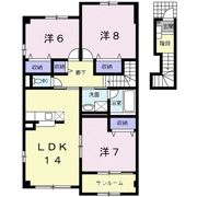 グランデナカミチ弐番館の間取り画像