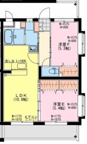 ヒカオオリエントマンション南館の間取り画像