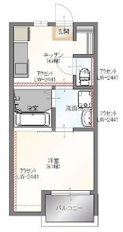 SUN VIVACE塩冶の間取り画像